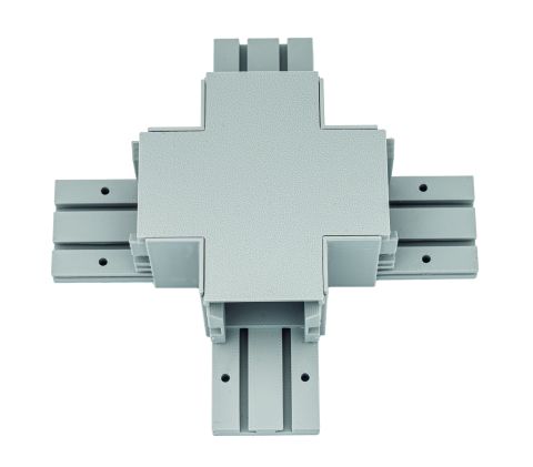 ConMi Profilverbinder Kreuz,grau