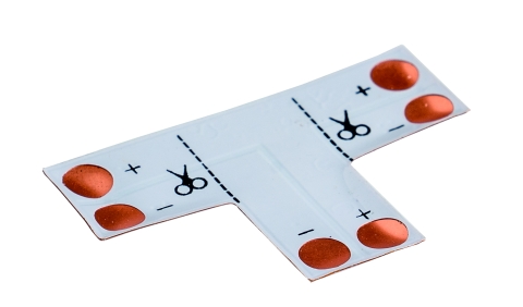 T/Eck-Platine Einfarbig 10mm IP20